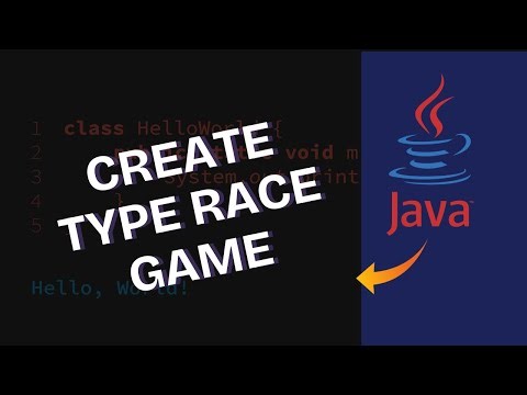 How to Create Typing Race Game in Java 2025?