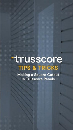 How to Make a Square Cutout in Trusscore PVC Panels
