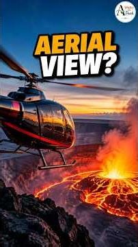 Is this the best way to see a volcano? #hawaii #travel #volcano #shorts