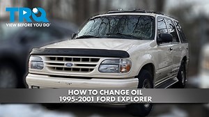 How to Change Oil 1995-2001 Ford Explorer