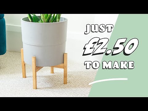 How to Make a Wooden Pot Stand - DIY Projects for your Plants