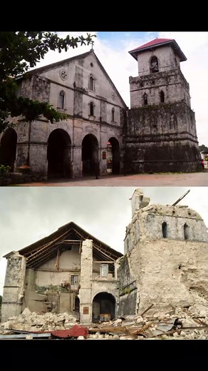 Before and after 2013 Bohol Earthquake #inmaculadaconcepcion #BaclayonChurchBohol | Andz Ferraris Balico