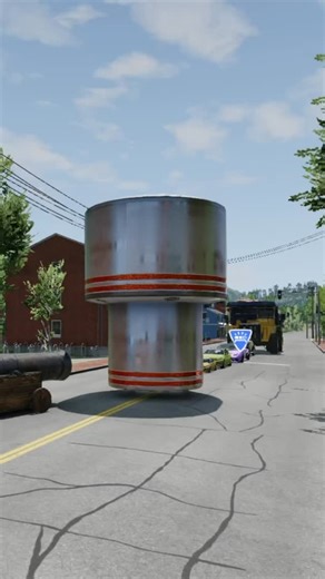 BeamNG Crash on Instagram: "Small To Big Cars Vs Hydraulic Crush"