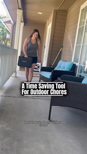 I prefer having tools that are easy to store, and easy to carry around. This leaf/ dust blower is perfect for what I need it for. #outdoors #cleaning #chores #Saker #amazonfinds #amazonmusthaves | Cleaning Fairy Sharie