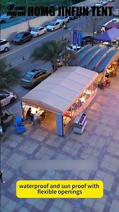 🚀🌧️ Retractable Sidewall Canopy | Waterproof + Shade!