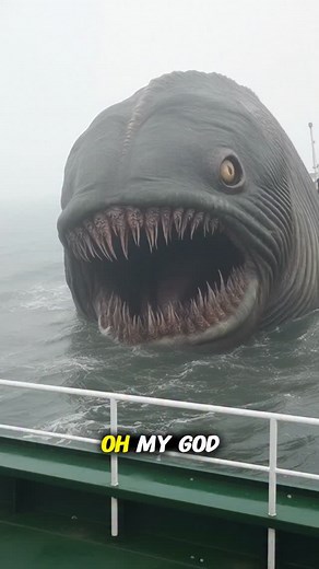 4.7K views · 119 reactions | Giant Sea Creature With Razor Teeth Surfaces by Boat 麗 #SeaMonster #OceanCreature #ViralReels #DeepSeaFinds #TerrifyingVideo #OceanMystery #FishingBoat #FBReelsFun #TrendingReels #mustwatch | Strange AI | Facebook