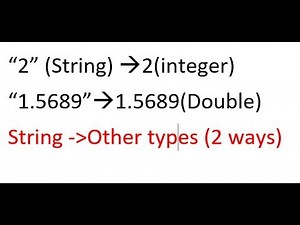 String to Integer || String to double in uipath tutorials