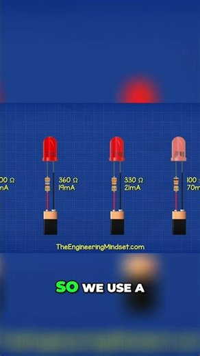 STOP Destroying Your LEDs! The Resistor Secret Revealed #shorts