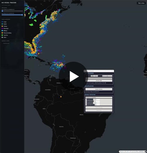 AIS (Automatic Identification System) Explorer. Homebrew only. Dr Pepper What s the worst that can happen? . Built an app in a couple of hours to load AIS data, process it, and display onto a local… | Prof. Nick Colosimo MSc PgC BSc(Hons) CEng FIET FIKE FBCS FRAeS