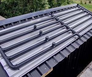 Automated Solar Hot Water Power Shower Using Black Plastic Pipes