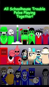 All Schoolhouse Trouble Polos Playing Together #shorts #incredibox
