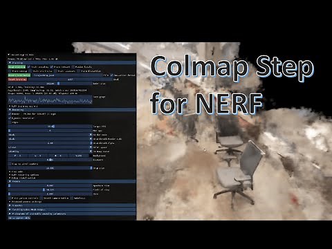 Colmap step for nerf | Camera pose matrix estimation for Nerf | Transforms.json creator for Nerf
