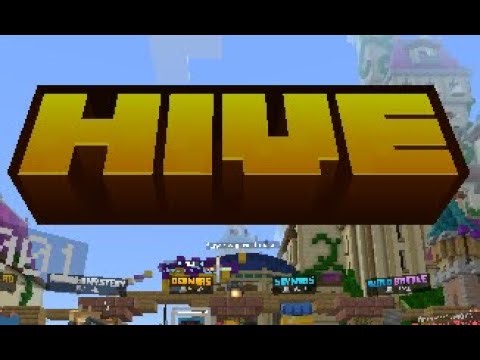 playing minecraft hive with viewers