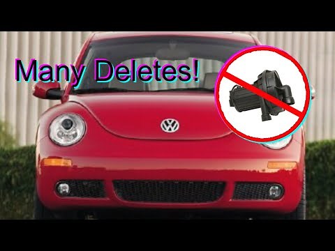 ULTIMATE SAI/N249/PCV/EVAP DELETE on the 1.8t Beetle!