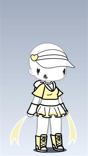 gacha life outfit ideas #8 yellow edition 💛