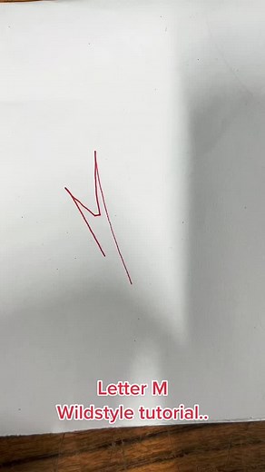 Mastering the Letter M Wildstyle: Graffiti Tutorial