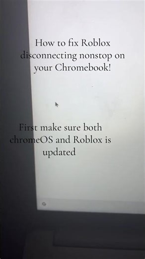 STOP roblox from disconnecting on Chromebook #roblox #chromebook #techfix #robloxfix