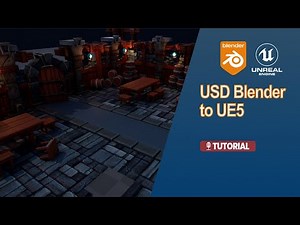 What is the proper workflow for using the USD file format between Blender and Unreal Engine (UE5)?