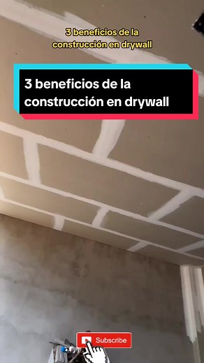 3 Beneficios del Drywall en Construcción