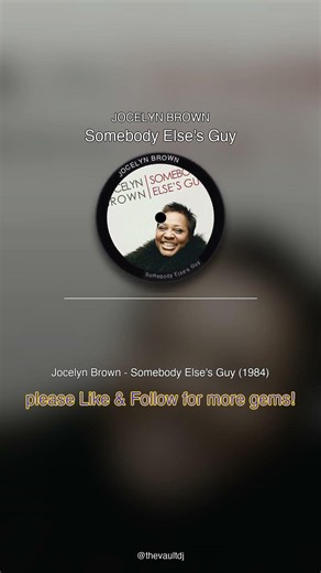 🎵 Jocelyn Brown - Somebody Else’s Guy | This hit deserves more love 💜 #Shorts