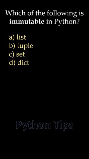 Python Q&A series(Q8) | Python Interview Prep #shorts