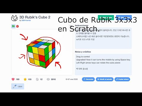 ¡Resolviendo un Cubo de Rubik 3x3x3 en Scratch!