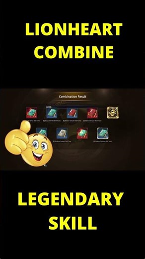 My Lionheart combine Legendary Skill