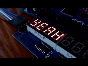 Arduino - 8x7 segment display module
