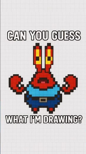 Mr. Krabs in 1 Minute! | Speed Drawing Tutorial🦀