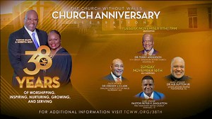 The Church Without Walls: Join The Church Without Walls and celebrate our 38th Church Anniversary in Houston, Texas on our Queenston Campus at November 11th at 7pm. | The Church Without Walls