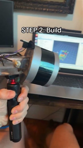 How I built a handheld LiDAR rig #shorts #SLAM #LIDAR #ROS2 #Robotics #AI #Engineering