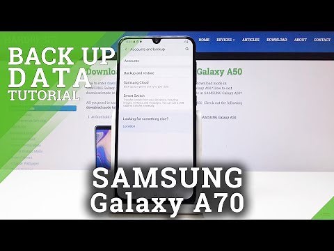 How to Enable Google Backup in Samsung Galaxy A50 - Create Backup Account