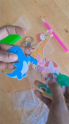 Unboxing craft keychain set#diy #craft #youtubeshorts #shorts