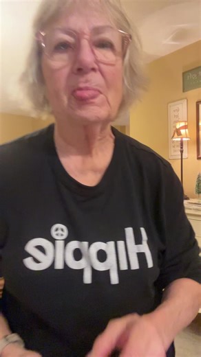 Old Lady Dancing to Great Music