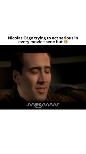 Nicolas Cage's "serious" face be like... turns into a comedy show #nicolascage #nicolascageedits #funny #memes #hollywood #hollywoodnews #hollywoodupdates #celebritynews #celebrityupdate #celebritylife #hollywoodlife | MEAWW