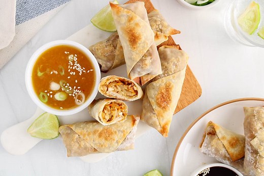 Vegan Tofu Egg Rolls - Plant Based Jess