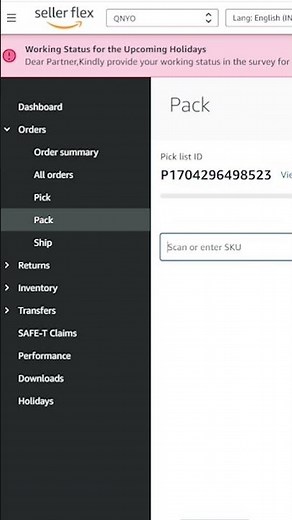Amazon seller flex order print #amazonsellerflex