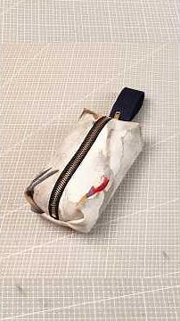 5-Minute Zipper Pouch #shorts #sewing #diy #bag
