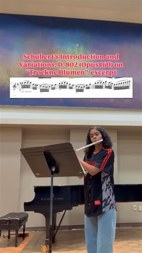 Alexandra Ferrufino on Instagram: "From Variation 5! Super hard piece but it’s so fun #flute #flutes #flutist #flutists #flautist #flautista #flautistas #fluteplayer #flutistsofinstagram #flutemusic #flutelife #music #musician #musicians #musicvideo #musicislife #musicismylife #woodwind #woodwinds #practice #practicemakesperfect #practicemakesprogress #practiceandalliscoming #practicepracticepractice #solo #flutesolo #musicmajor #teacher #performance #performer"