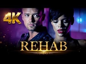 Rihanna ft. Justin Timberlake - Rehab (Official Music Video) [4k]