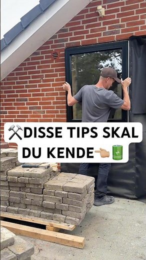 Sådan sætter du et vindue i - men husk at læse teksten også