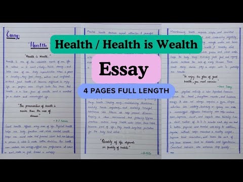 Essay on "Health" in English with quotations | Health is Wealth essay for 10th and 12th