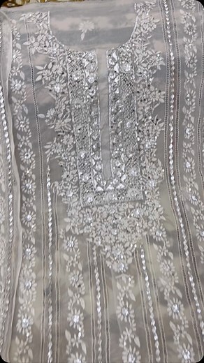 #hotseller🔥 #restocked🚨🚨🚨 Gotta Sitara Beads Tarkashi Pakka Tanka work hand embroidered 2 piece dress 👗 Stuff : Pure China Krinkle Chiffon-Dyeable For price and order please DM Cash On Delivery All Over The Pakistan 🇵🇰 World 🌎 wide delivery 📦 ✈️ available Reseller’s also invited #pakistanidresses #girls #fashion #beautifull #dresses #handmade #traditionalwork #weddingdress #fashion #embroidery #mirrorwork #chikankari #gotta #mukaish #dresses | Bahawalpur Hand Embroidery