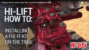 Hi-Lift How-To: Repairing a Hi-Lift Jack On The Trail [VIDEO] - Hi-Lift Jack Co.