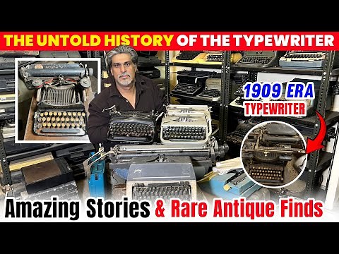 Discover the History of the Typewriter Amazing Facts, Stories & Antique Masterpieces!