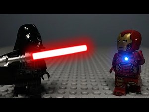 Darth Vader vs Iron Man - A Lego Star Wars x Marvel Stop Motion
