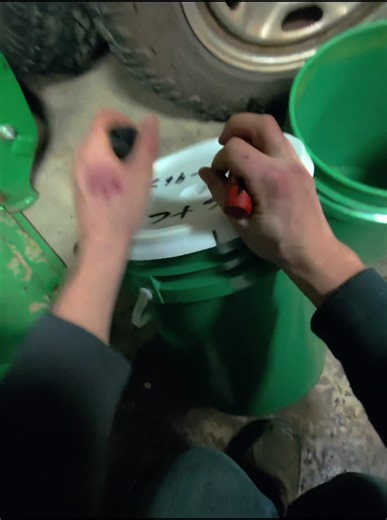 Delivering salt buckets to customers houses that they can use at there discretion. When they are empty I will come and refill, and pick the bucket back up in spring. #entrepreneur #whateverittakes