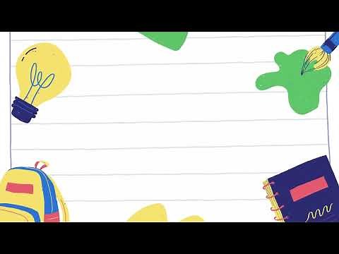 📚✨ Dynamic School Vibes: Animated Video Presentation Background (Free Download) ✨🎓