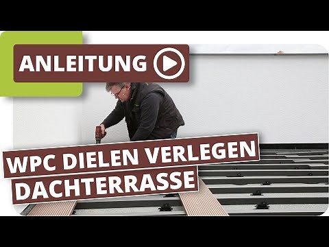 Dachterrassen Bodenbelag - WPC Terrassendielen von Planeo verlegen