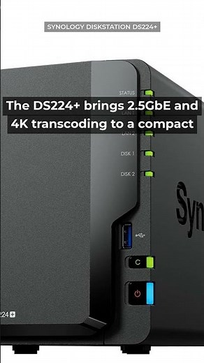 Synology DS224+ Review: Worth the €399 Price in 2025? #Shorts